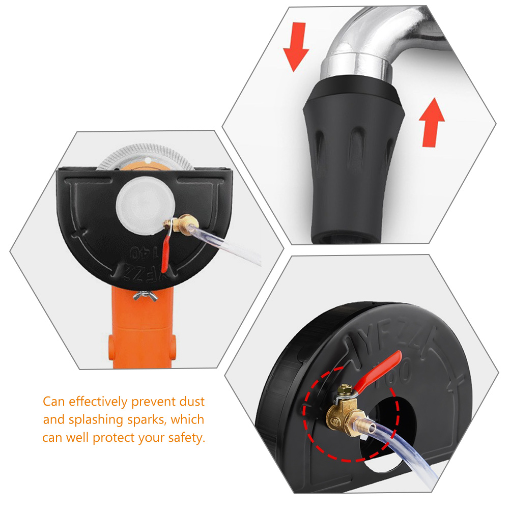 Outlet Dust Water Grinding Shroud Protector Cover ddmysmile For Electric Angle Grinder Pump Guard Slotting Wheels Plastic Safety Smile