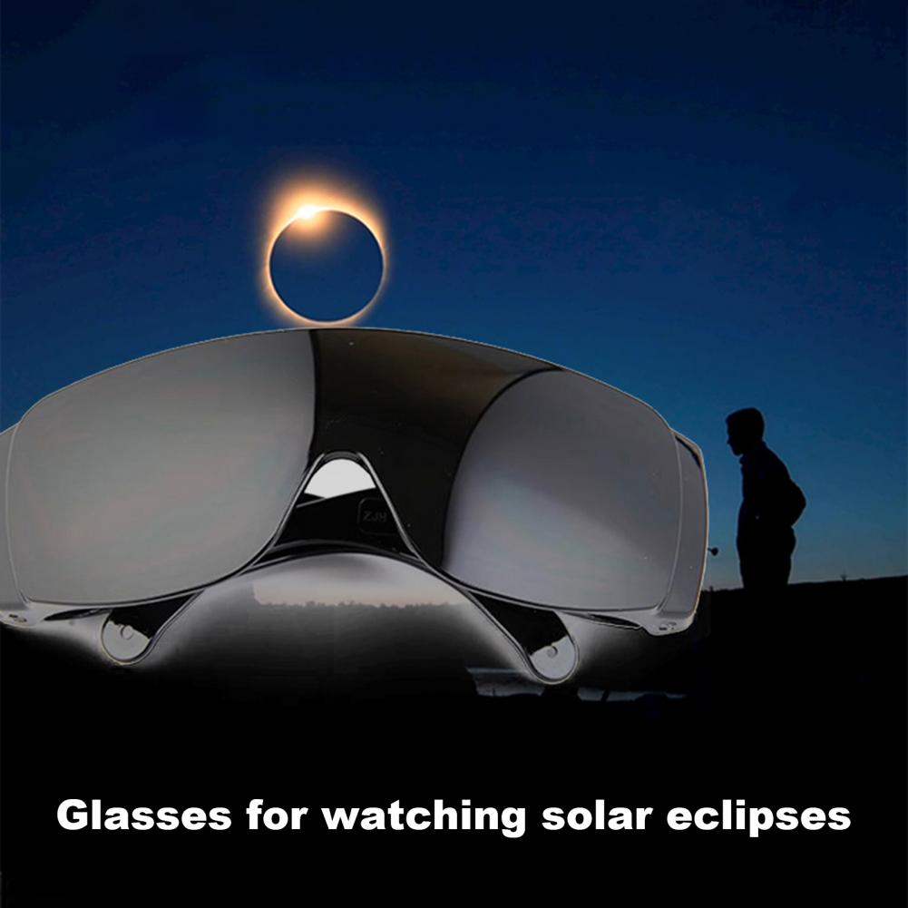 Glasses Solar Eclipse Ultra-light Portable Sun Viewing Eyewear Comfortable Fit Safe Shades PC Certified Sunglasses for Outdoor smile