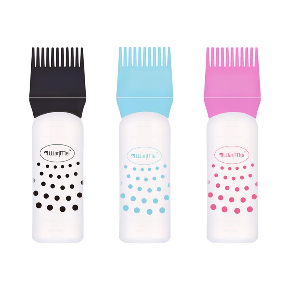 Bottles Hair Applicator Dye Plastic Dyeing Shampoo Bottle Oil Comb Brush Styling Tool Hair Coloring Hair Tools smile