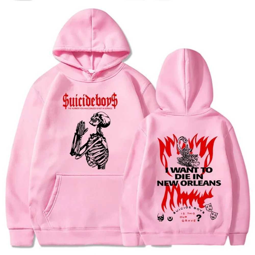 Suicideboy Hoodies Mens Womens Hooded Sweatshirts Suicide Boys Music hip hop Oversized Autumn Winter Fashion Fleece Pullover LX241113