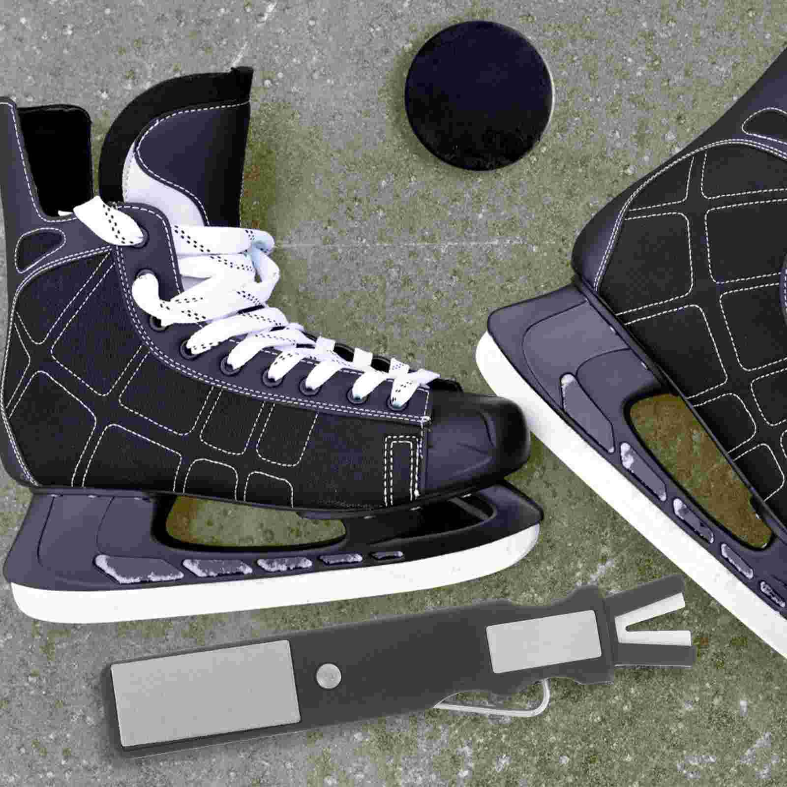 Ski Tool Sharpener for Grinding Ice Hockey Shoes Blade Whetstone Skate Knife Sharpening