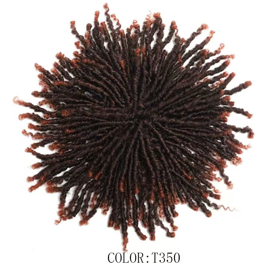 Hair Wigs Synthetic Wigs Mens Hip Hop Dreadlocks Hairpiece Periwig Toupee American Small Roll Fashion Personality Street Boys Hair Sleeve