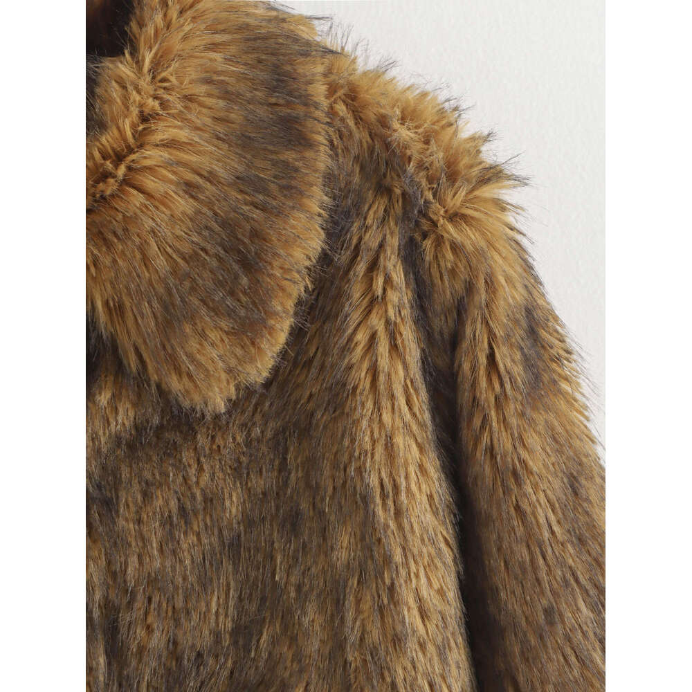 shanshi fur coat women Autumn Fashion New Versatile Style Artificial Fur Coat for Women