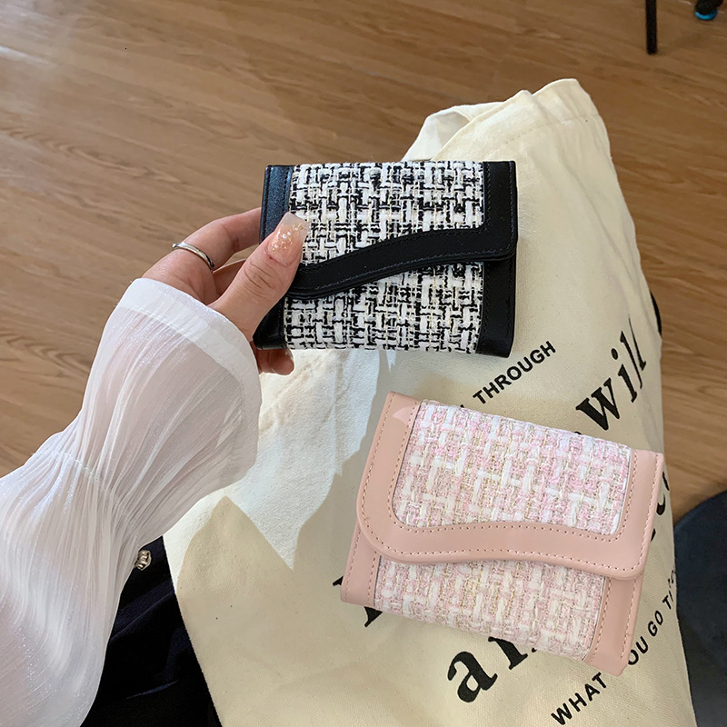 Xiaoxiangfeng Large Capacity INS Wallet Women S Student Solid Color Simplified Korean Edition Chic Ddmydog