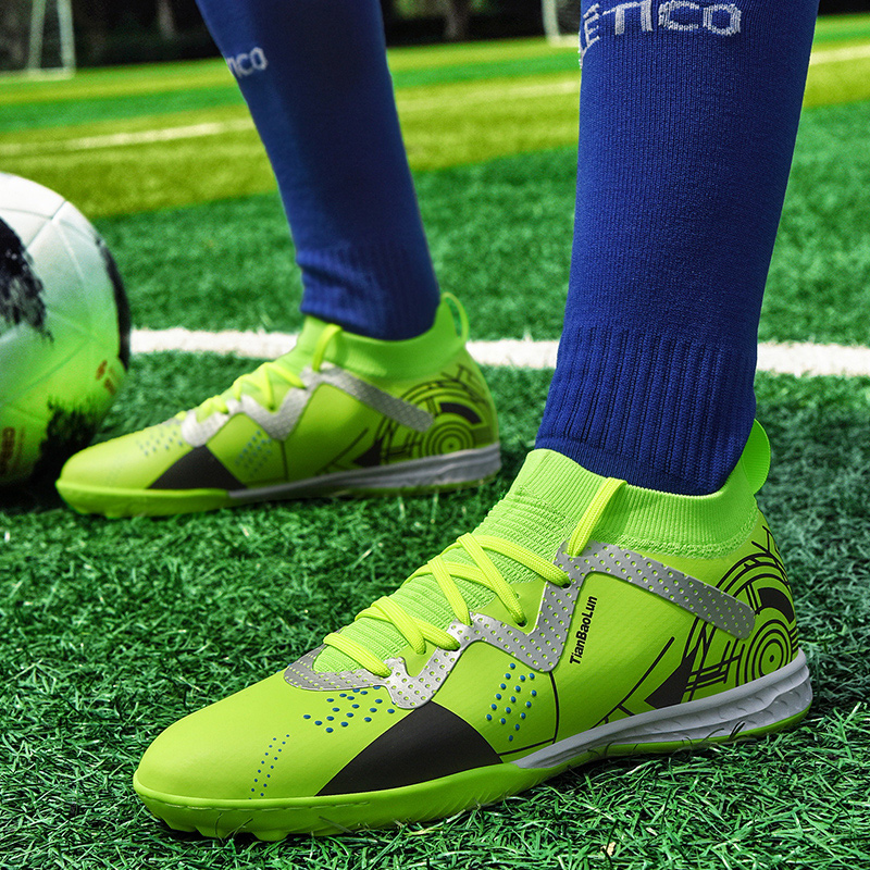 Men Soccer Shoes Football Boots Wholesale Ultra-light Non-slip Training Futsal Indoor Non-Slip Grass High-quality TF Lightweight