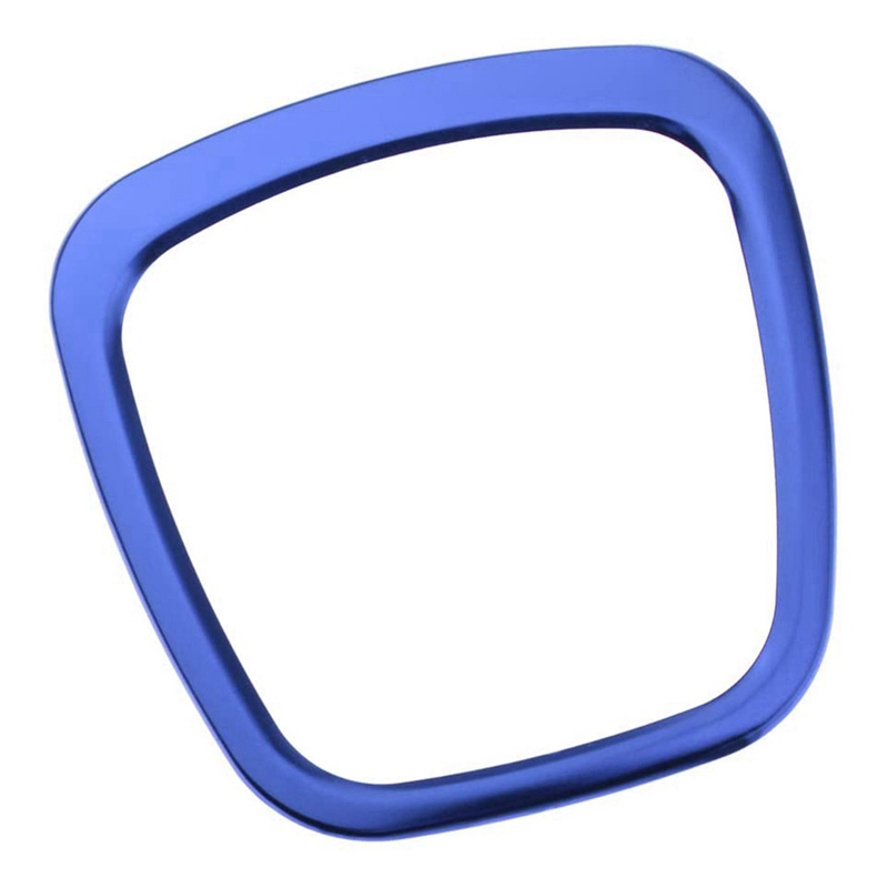 Wheel Car Sticker Steering ddmysmile Aluminum Body Emblem Trim For - A3/A4l/A6l S4/Q3/Q5 (Blue) Smile - ()