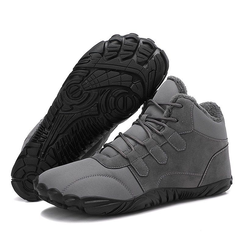 Outdoor winter snow boots, men's waterproof shoes, women's thick hot veet warm and non slip cotton boots