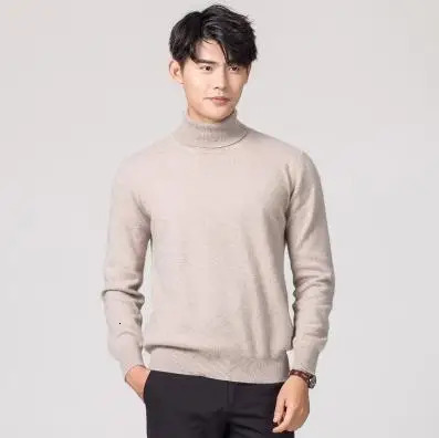 Turtleneck mens cashmere cotton blend sweater autumn and winter woven sweater Ropa Hombre sweater Hiver sweater 241113