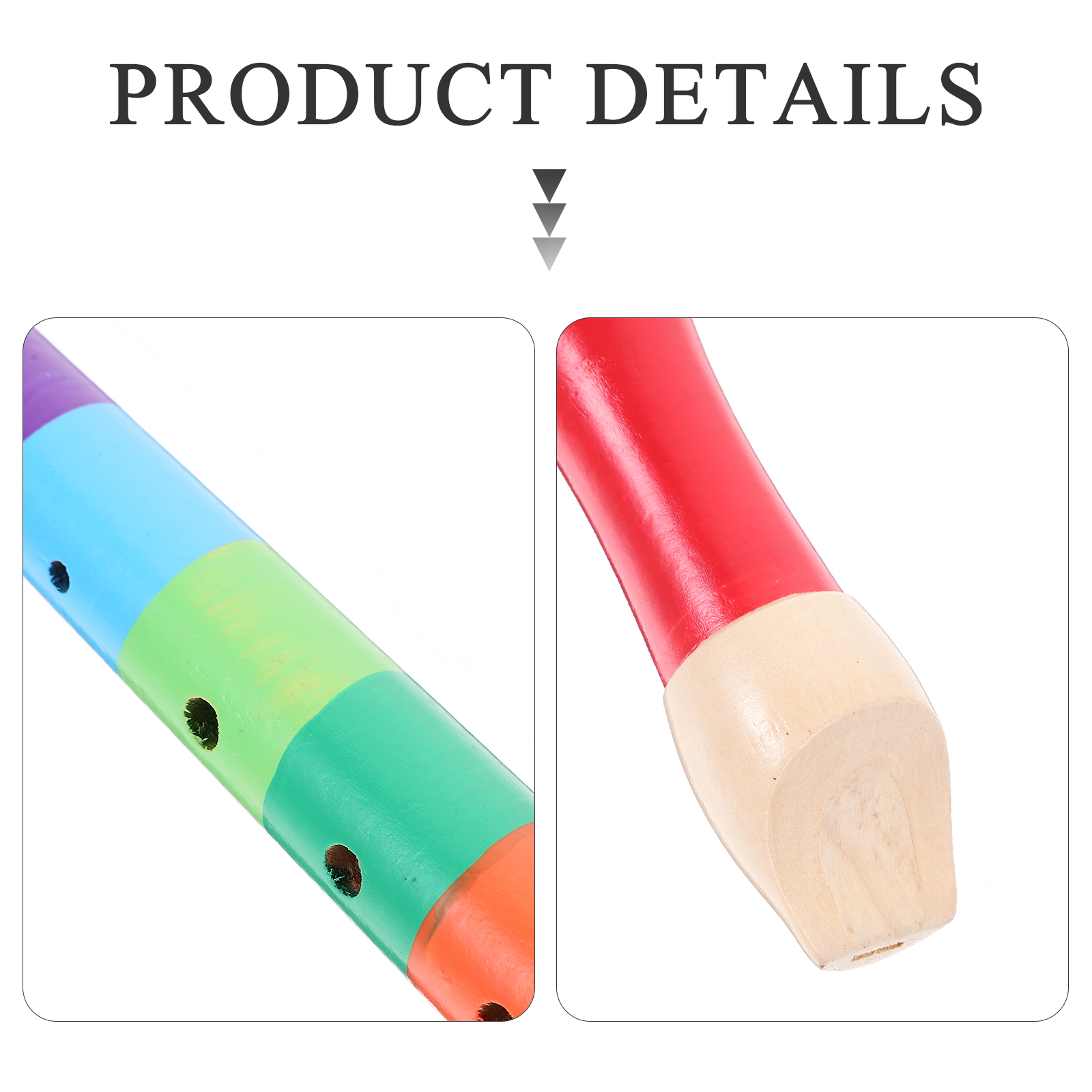 Hole Recorder 8 Wood Instrument Musical Instruments Voice Soprano Descant ddmysmile Puzzle Flute Smile