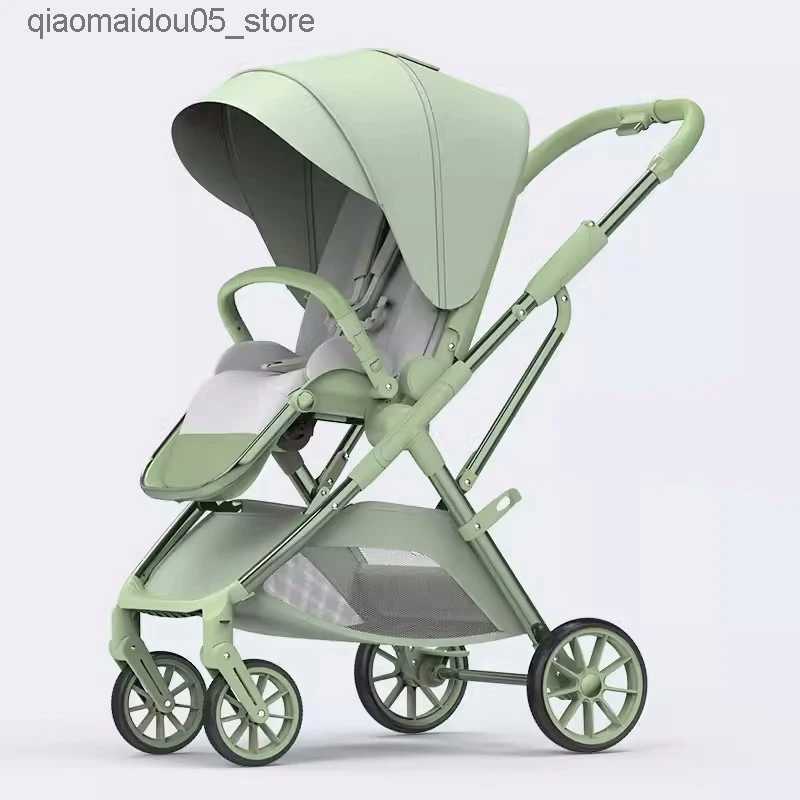 Strollers# The newly arrived panoramic portable baby stroller in 2024 is ergonomically designed with a seat subwoofer suitable for newborns to lie on 