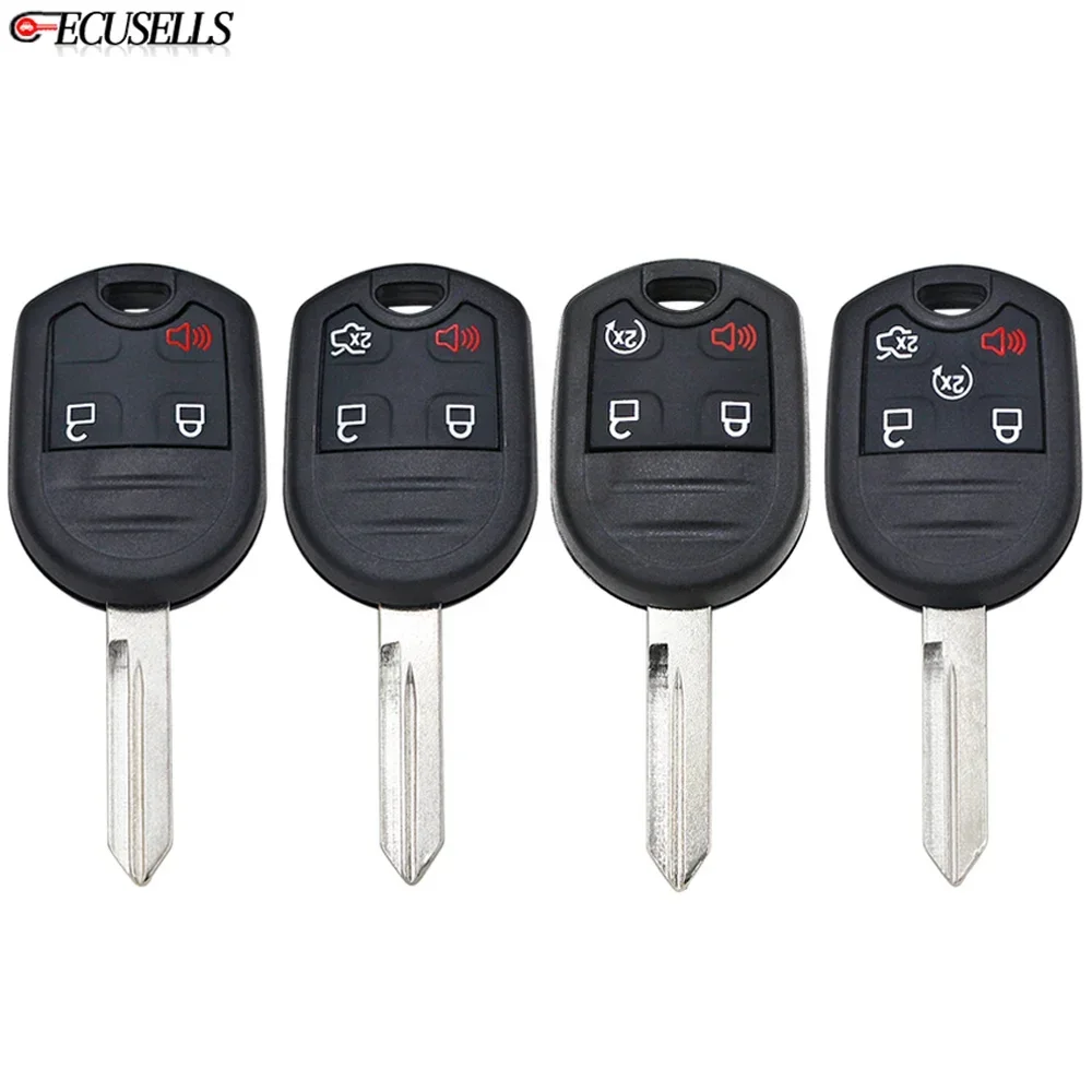 Ecusells 3/4/5B Remote Car Key Shell Case Housing 2025 Uncut Blade for new Ford Escape Mustang Explorer for Mercury for Lincoln for Mazda