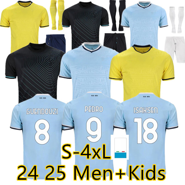 24 25 Lazio soccer Jerseys maglie 10th Anniversary IMMOBILE BERISHA BASTOS SERGEJ LULIC LUCAS ZACCAGNI LUIS HOME 2024 2025 football shirts mens kids kits