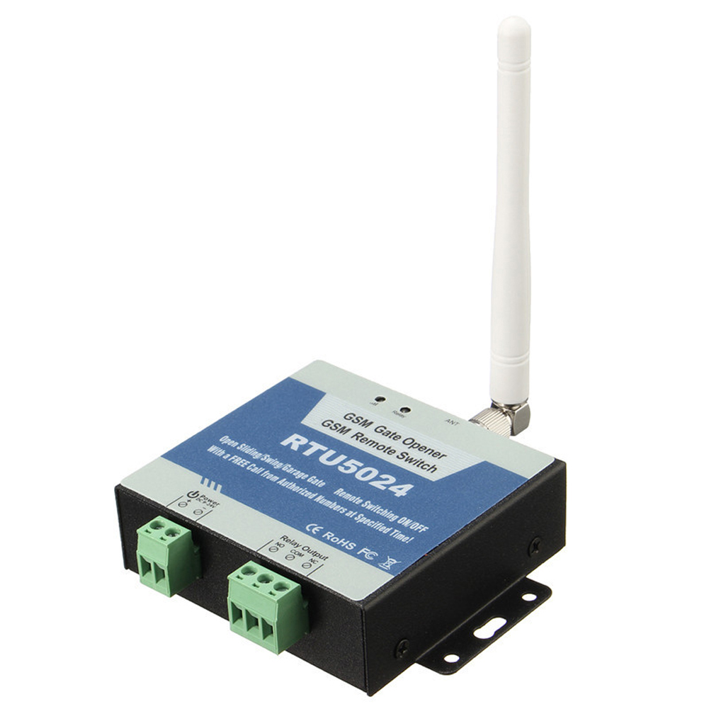 2G GSM Gate Opener Relay Switch Call Remote Controller Phone Shaking Control Door Opener for Parking Systems