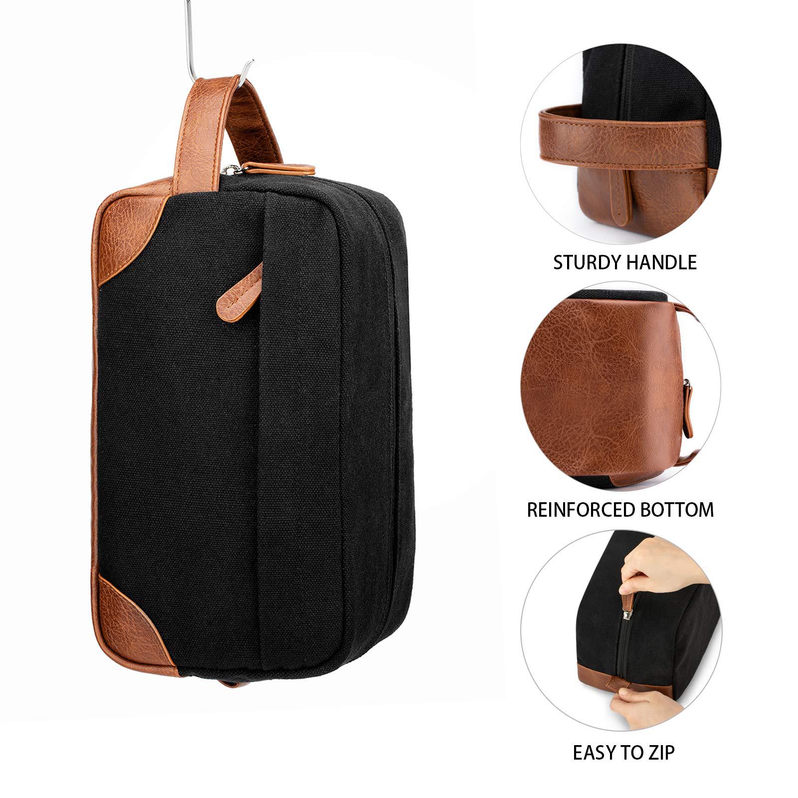 Men Travel Cosmetic Bag Zipper Makeup Bag Large Capacity Travel Toiletry Bag Cosmetics Organizer Storage Pouch