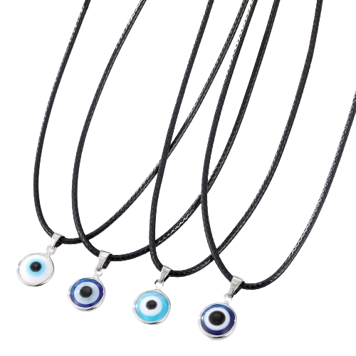 Fashion Colors Evil Eyes Pendant Necklace Turkish Eye Chains Choker Necklaces Clavicel Chains for women jewelry