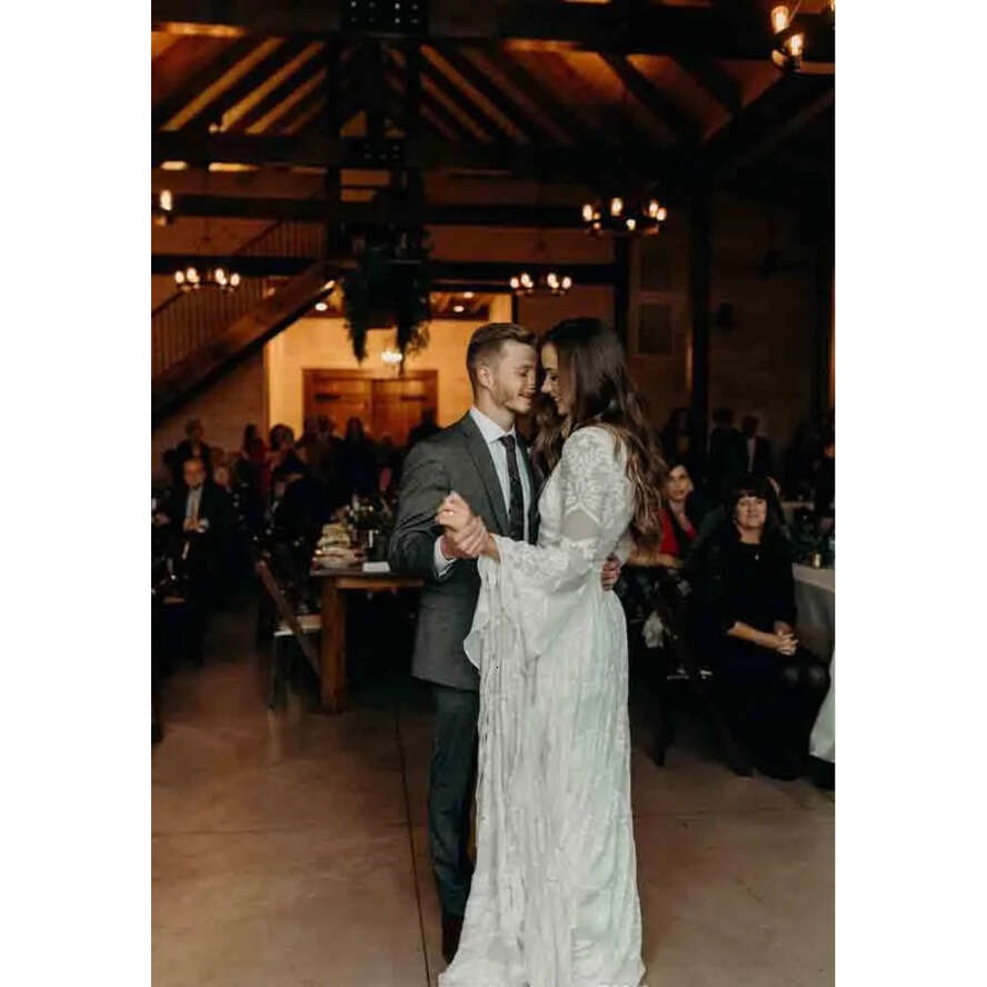 Lace Bohemian A E Dresses Long Sleeve Chiffon Or Length Side Split Beach Boho Wedding Dress Bridal Gowns Vestidos De Noiva