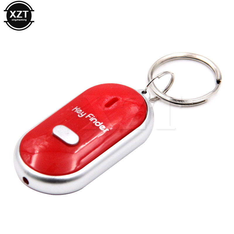 1PCS LED Key Finder Whistle Object Finder Audio Sensor Flash Electronic Alarm Tracker Elderly Anti-lost Alarm Device