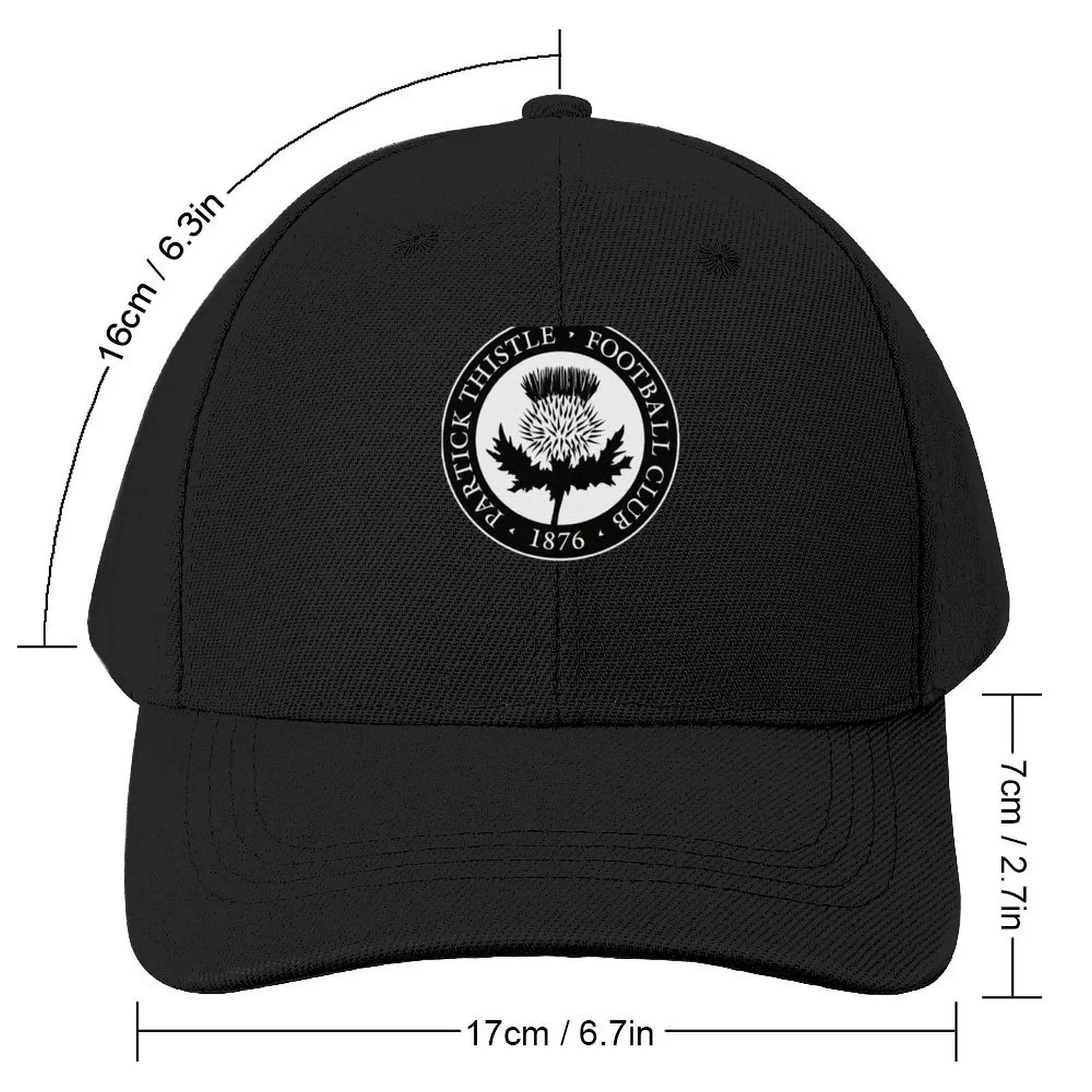 Partick thistle scottish football sports fans Baseball Cap Hood cute Fishing cap Visor Designer Man Women's