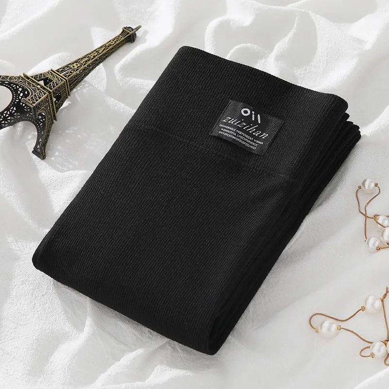 Leggings Women Autumn ddmysmile Winter Thin Hight Waist Stretchy Ladies Leggings Slim Warm Skinny Trousers Casual Lined Bottomed Pants Smile