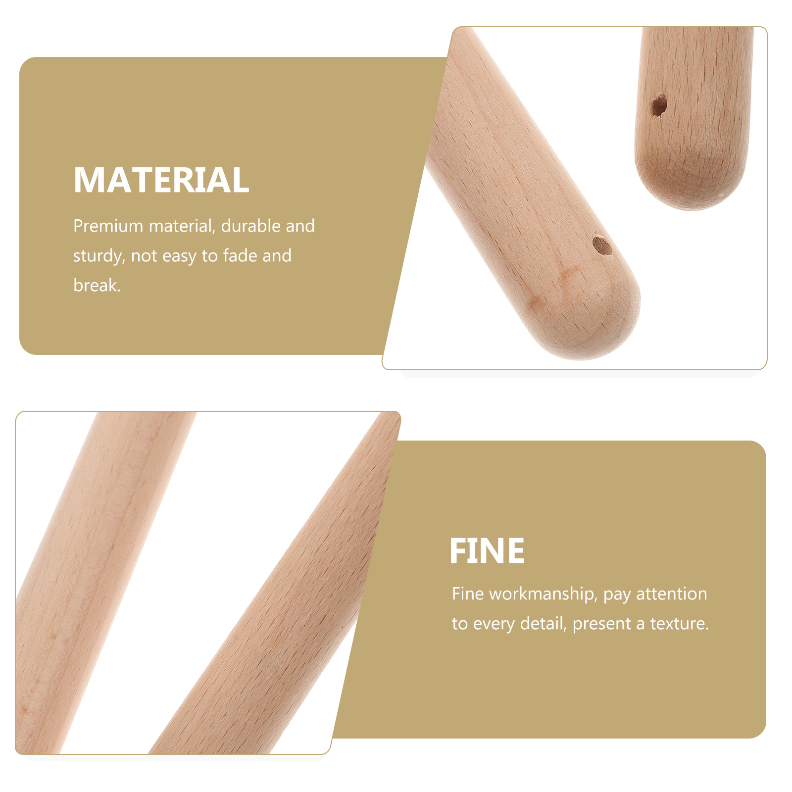 Bundled Jazz Drumsticks Drumsticks Wood Jazz Drum Stick Children Musical Stick ddmysmile Beating Sticks Musical Instruments Accessories Smile