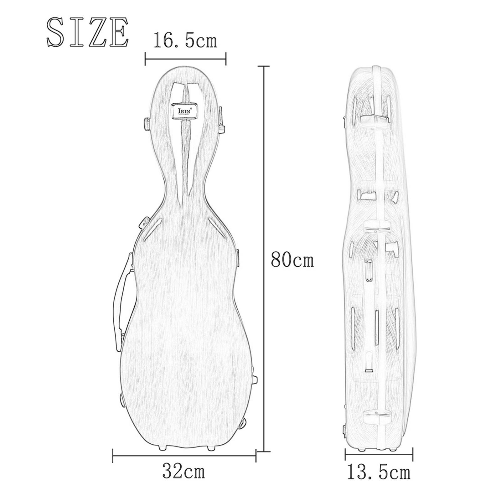 Violin Portable Hard Case, Violin Carrying ddmysmile Case, Violin Storage Box And Built-In Thermometer For Beginners Smile Case, Case,