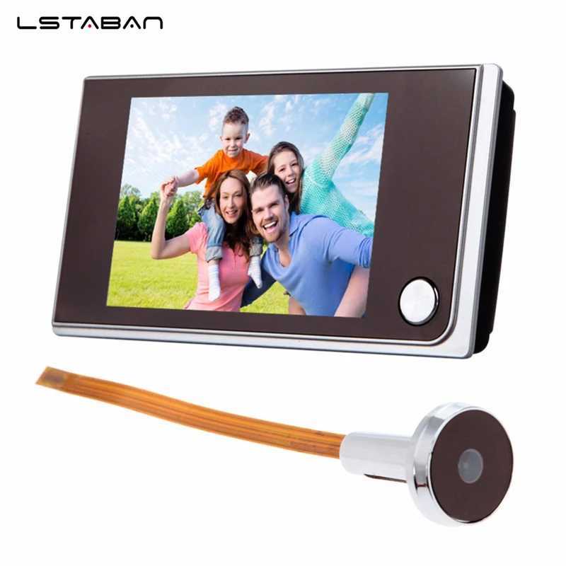 Doorbells Door Peephole Camera 3.5 Inch LCD HD Screen Digital Peephole Door Viewer Camera Video Doorbell 120 Degree Door Hardware z241113
