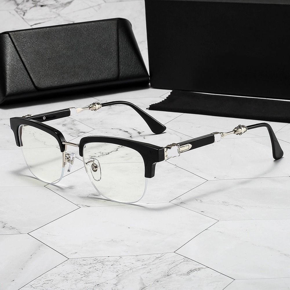 Chrome Glasses Designer For Women Mens Sunglasses Luxury Sun Glasses Goggle Beach Retro Small Frame Shades Fashion Accessories Beauty Chrome Glasse