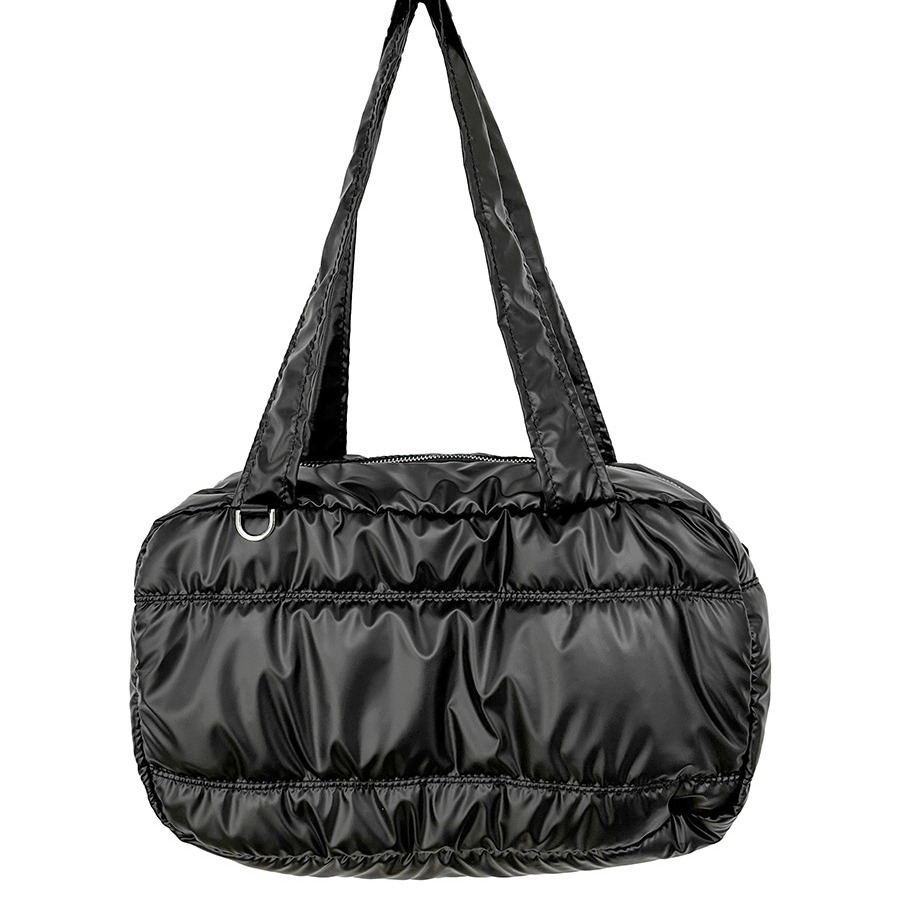 LEFTSIDE Silver Thread Shoulder Bags for Women 2023 Winter Korean Female Underarm Bag Lady Solid Color Big Handbags and Purses