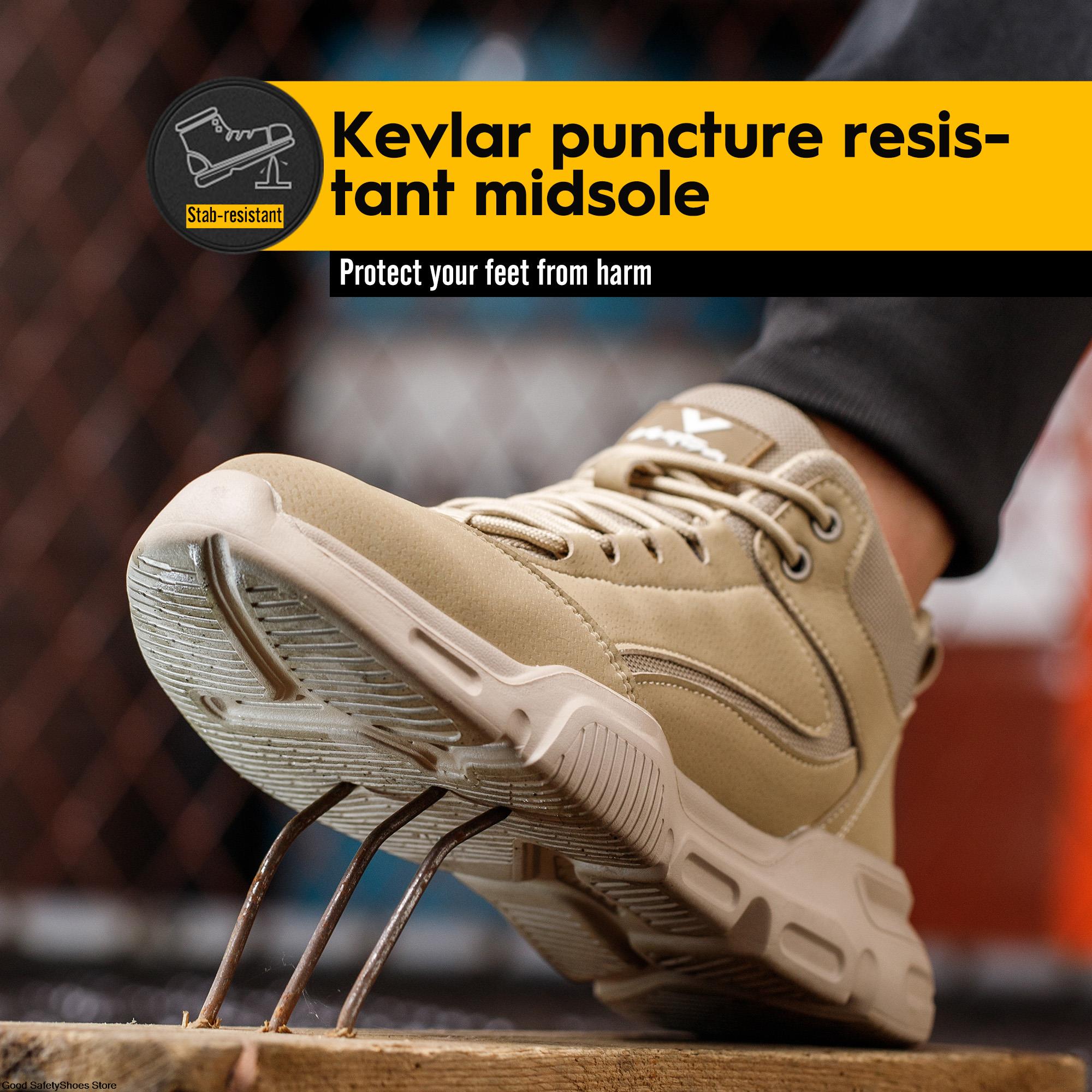 Men Puncture-Proof Women Shoes With New Steel Toe Sneakers Lightweight Indestructible Work Safety Boots Male e621