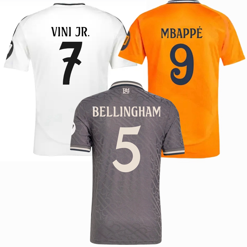 MadridS BELLINGHAM soccer Jerseys 2024 2025 MBAPPE VINI JR RODRYGO RUDIGER TCHOUAMENI VALVERDE CAMAVINGA CARVAJAL MODRIC ENDRICK BRAHIM kids kit Football shirt