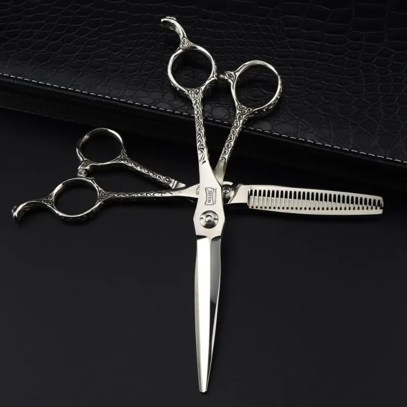 2024 Professional Japan 440c Bearing hair scissors cutting barber haircut thinning shears hairdresser scissors For Professional Japan 440c S2563