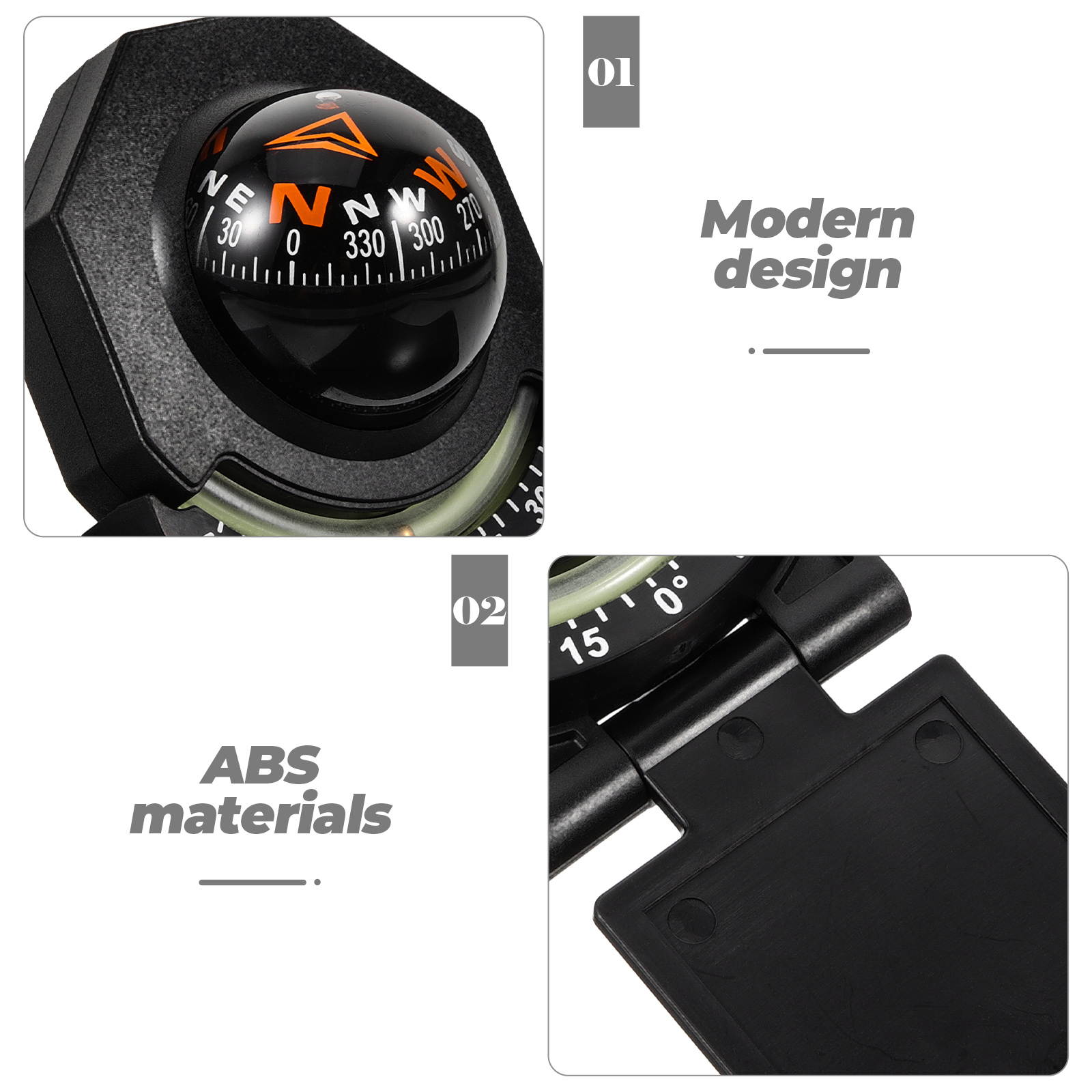Traveler Gifts Compass Car Travelers Automotive Abs Marine Dash Mount Boat Surface