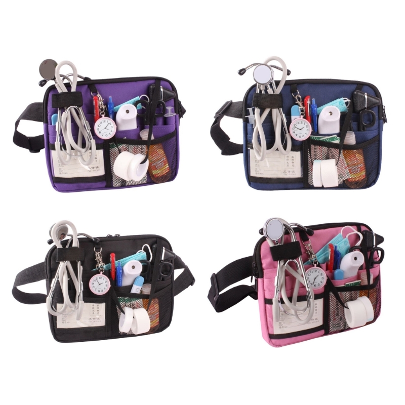 Bag Practical Nurse ddmysmile Waist Nurse Storage Bag Multi Compartment Work Bag Multifunctional Nurse Fanny Pack Smile