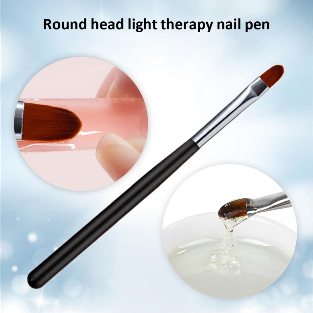 Nail Art Brush Gel Brush For Nail Art Ombre Soft Gradient Brush For Manicure Nail Polish Drawing Painting Decor Pen UV Gel smile