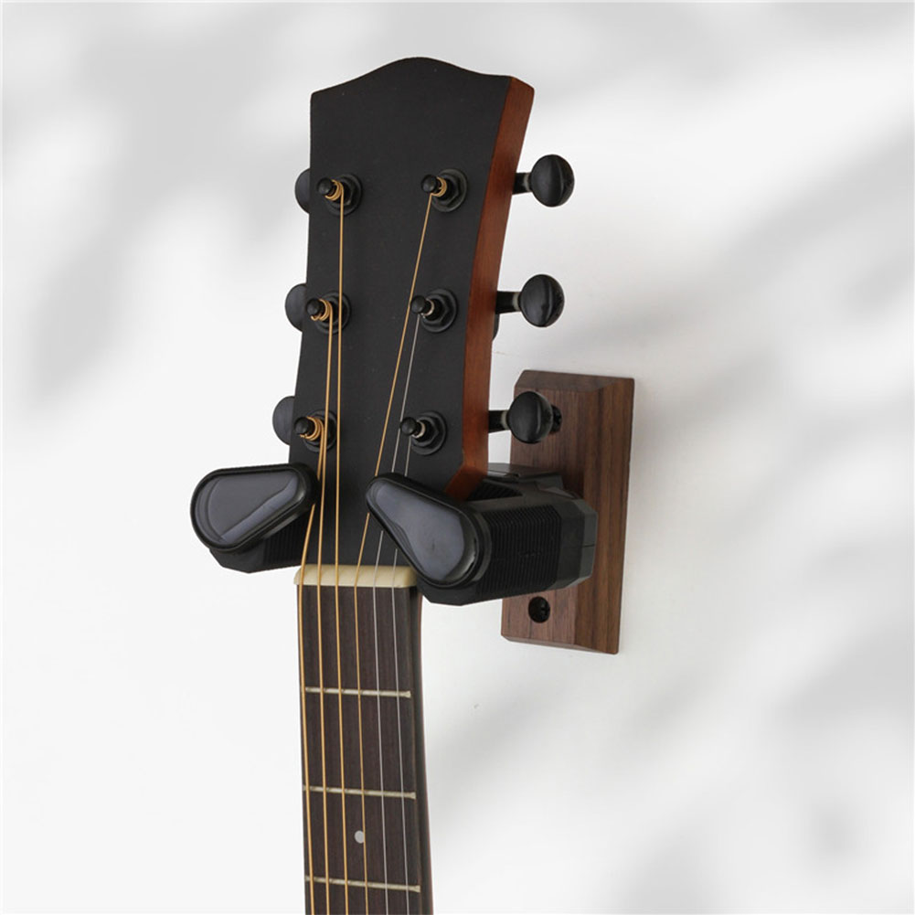 Holder Wooden Wall Mount Non-Slip Guitar ddmysmile Display Bracket Universal Guitar Wall Hanger For Electric Guitar Ukulele Bass Smile