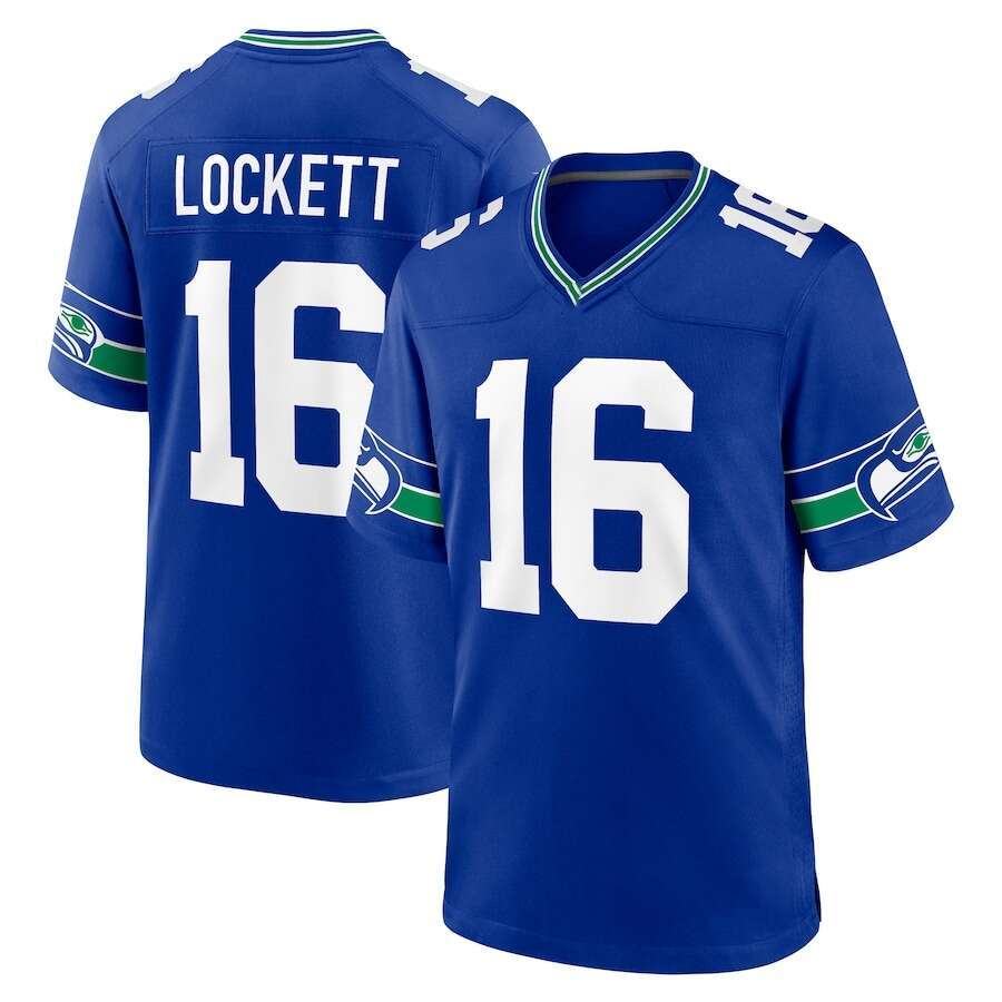2025 Custom Seattle Embroidered Jerseys Men Women Youth Metcalf Lockett Witherspoon Football Shirts