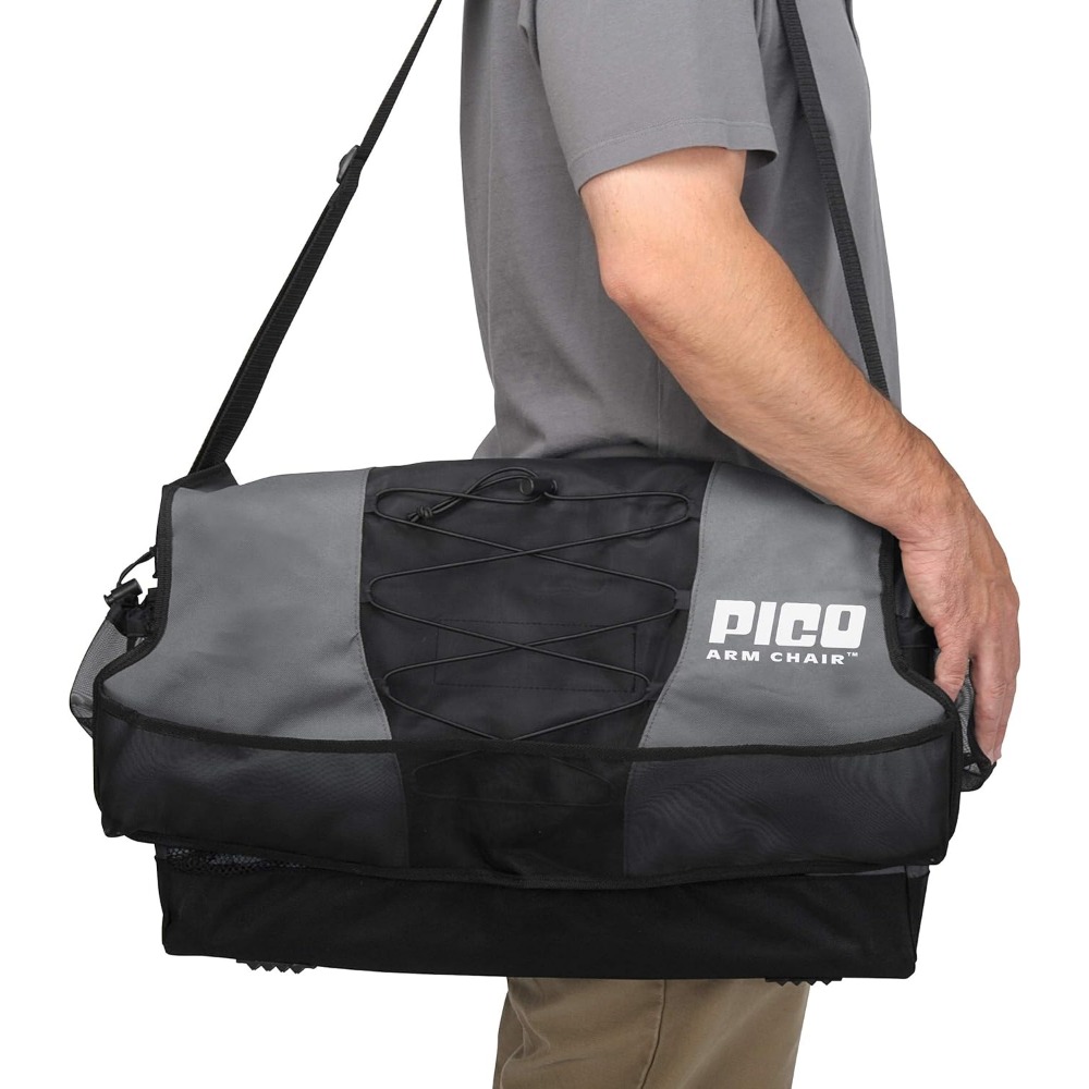 GCI Outdoor Pico Arm Chair, Folding Director's Chair with Carry Bag