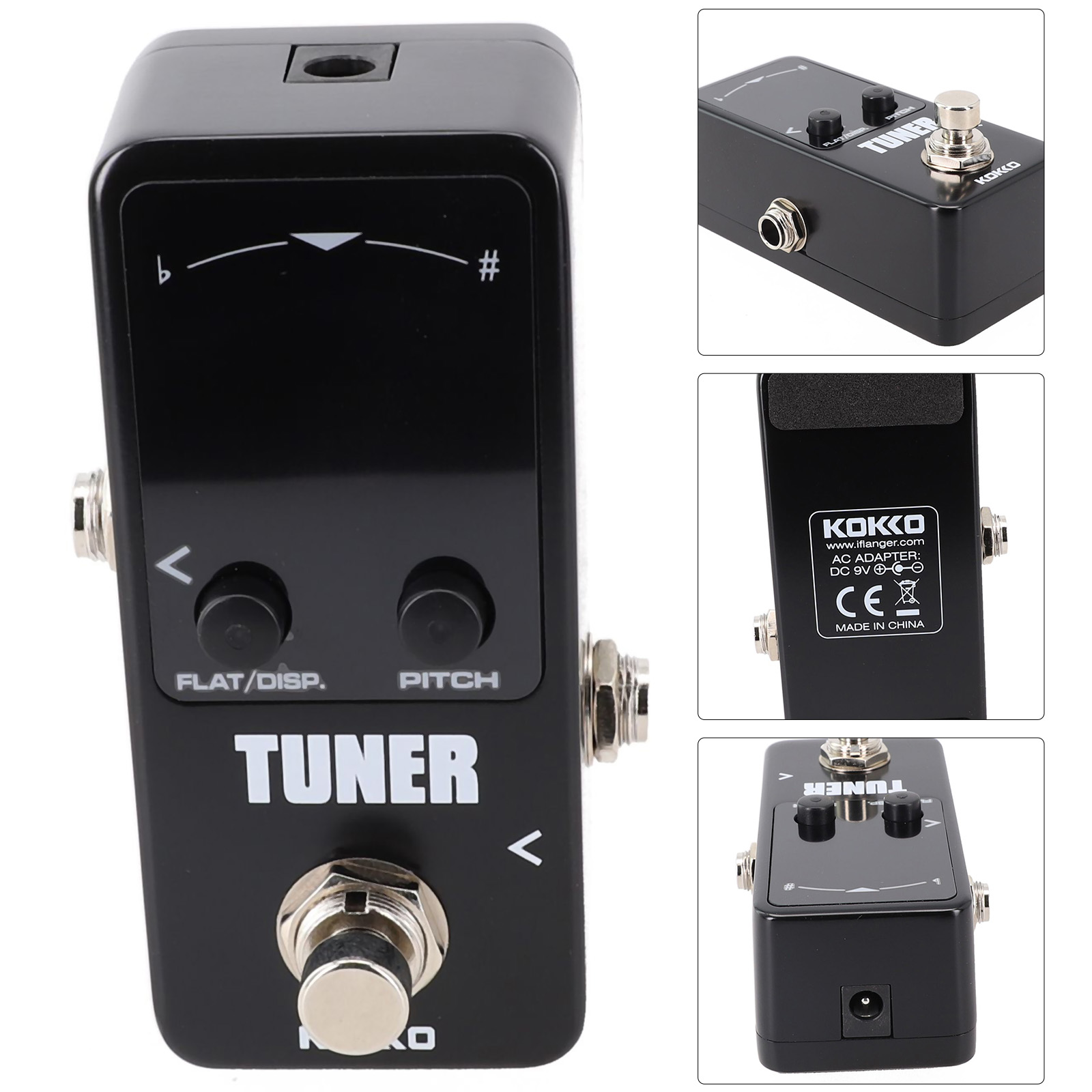 Guitar Effect Pedal Professional Grade KOKKO Guitar Pedal Tuner Achieve Optimal Tuning for Your Electric Guitar