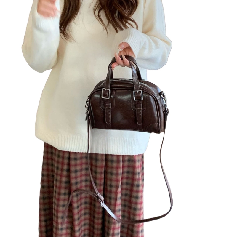 Lady Crossbody Shoulder Purse wtih Top Handle Shouder Bag Handbag smile