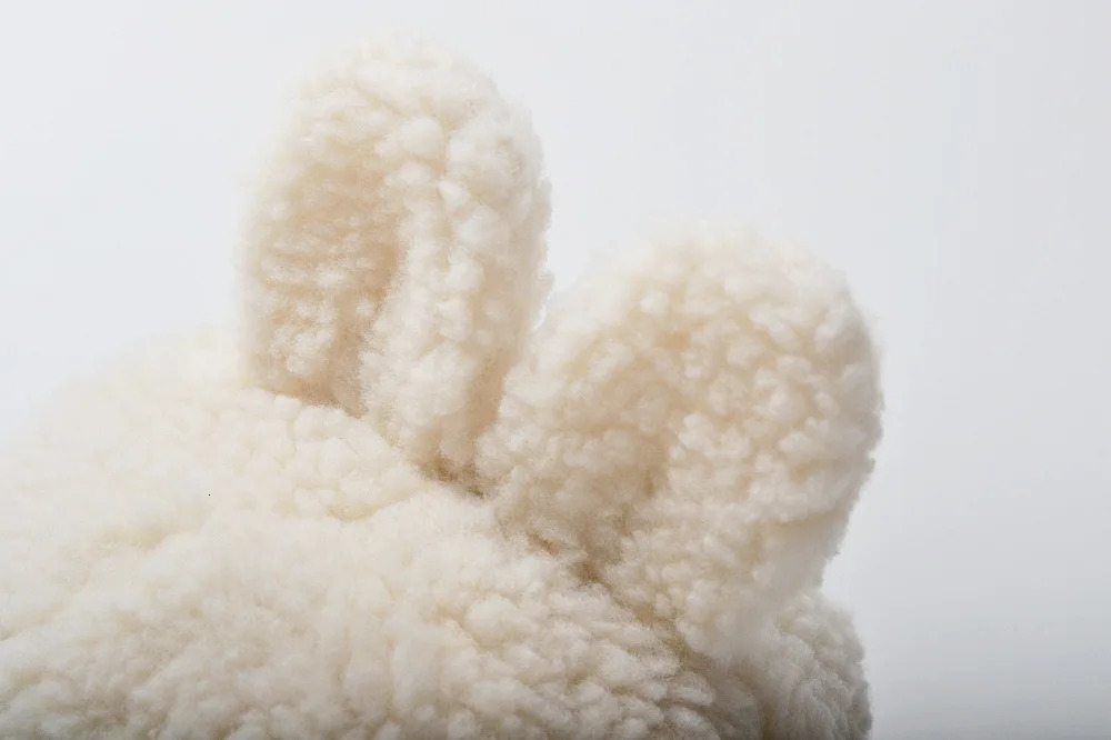 deer jonmi Winter Baby Kids Thicken Fleece Cartoon Bucket Hats Toddlers Children Warm Chic Outdoor Caps 241112