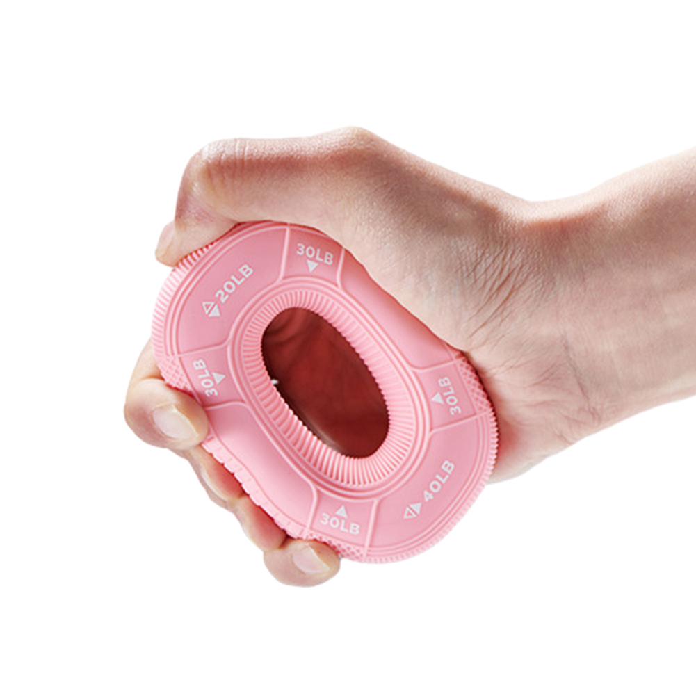 Silicone Rings Hand Grip Strengthener with 3 Different Levels of Resistance Finger Forearms Exercise Grip Trainer Grip Squeezer