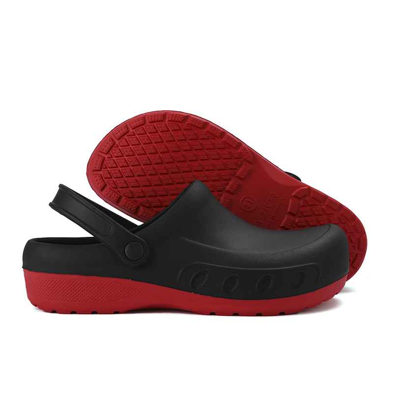 Men Chef Clogs Men Kitchen Shoes EVA Injection Shoes Anti-slip Outsole Comfortable Garden Clogs Waterproof Sandal Big Size 39-49