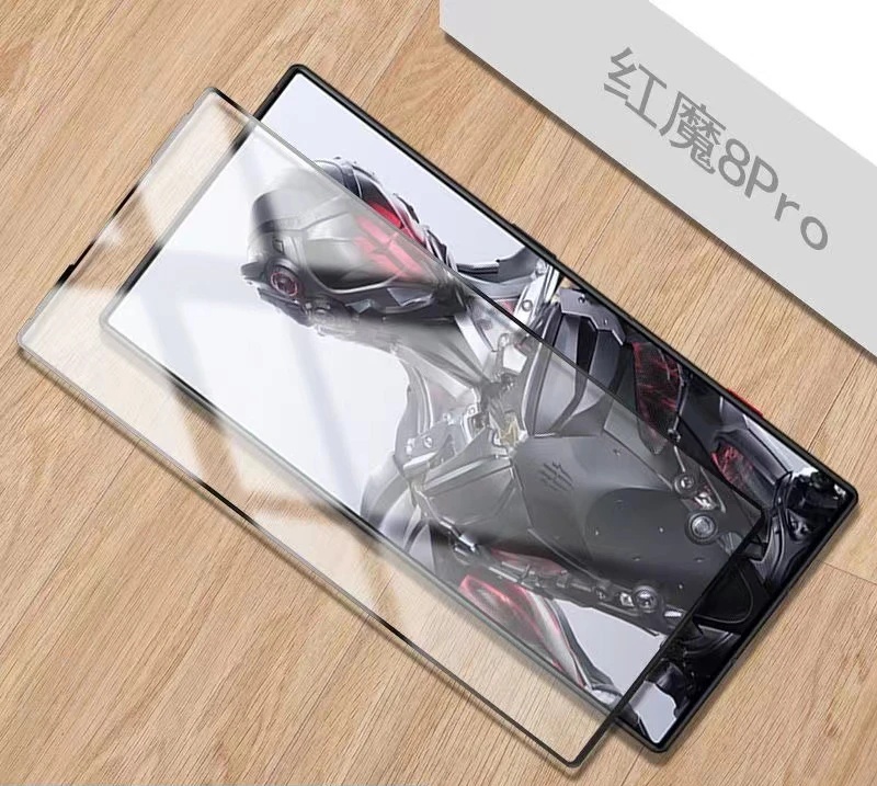 Tempered Glass for ZTE Nubia Red Magic 9 Pro Screen Protector Redmagic 8 Pro HD Protective Glass Full Glue Film