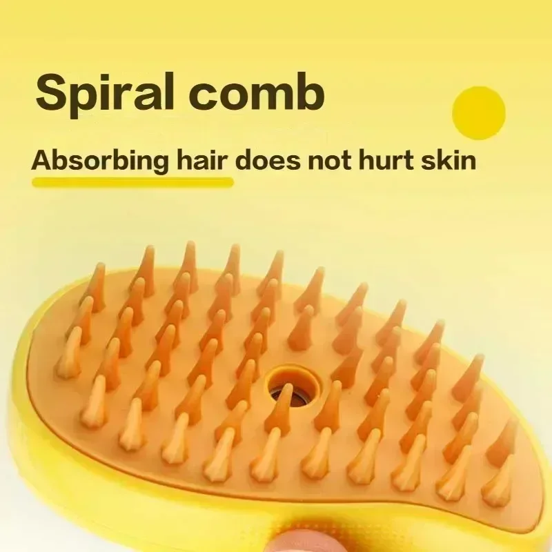 3 in 1 Dog Grooming Cats Hair Brush Pet Products Electric Spray Steam Massage Brush For Dogs Pets Dogs Accessories Product Care