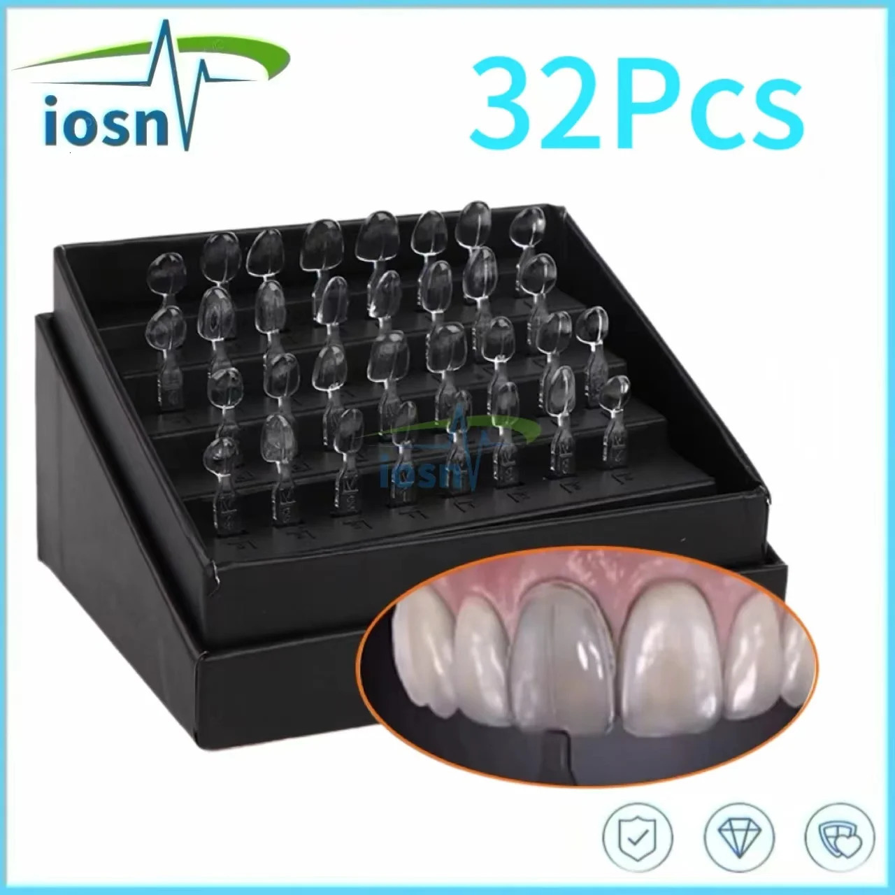 Dental mold for composite dental resin veneer popolymerization filling front teeth whitening dental laboratory dental tools 241113