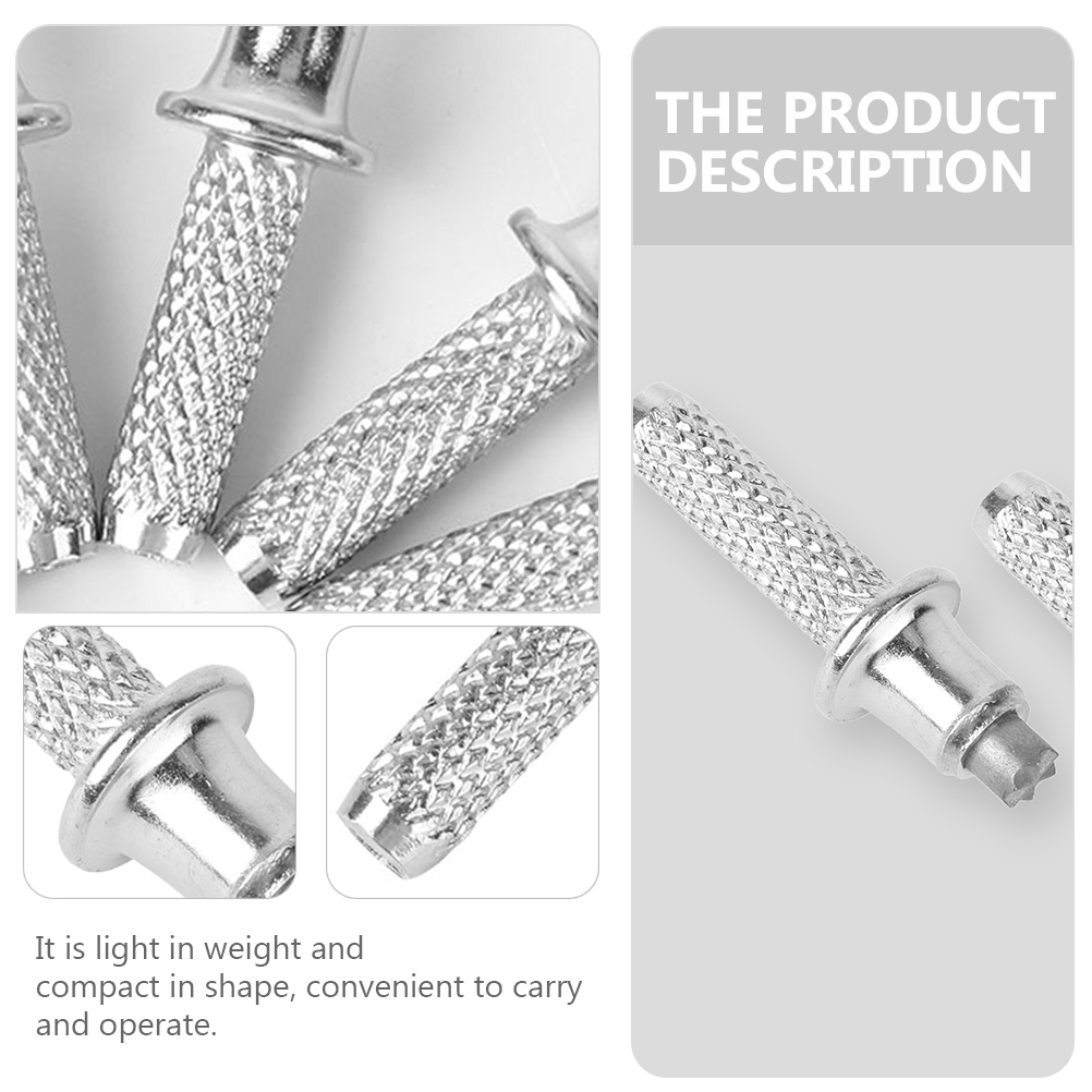 Stick Hiking Tips Walking Mountaineering Trekking Rod Tips Steel Pole Tips Alpenstock Tips Repair Replacement Accessories smile