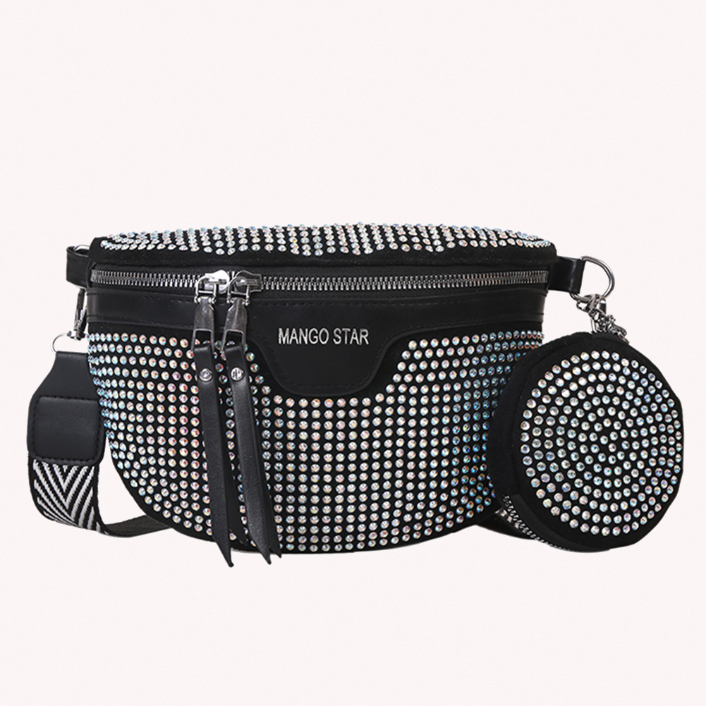 Vertical Square Rhinestones Evening Clutch Women Shiny Party Wedding Women Chain Purse Handbags for Women Gifts