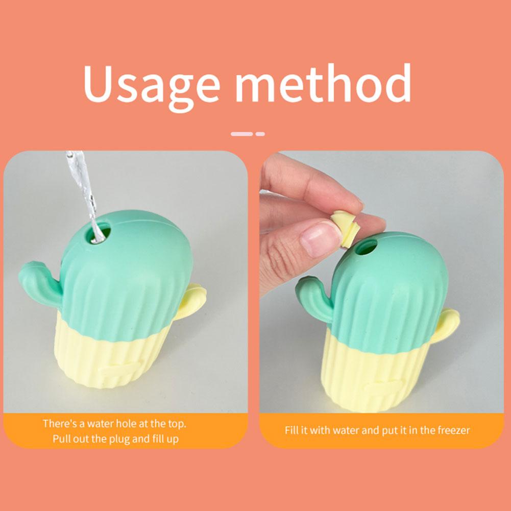 Ddmysmile Shaped Ice ddmysmile Cactus Silicone Cube Trays Beauty Lifting Ice Ball Face Massager Contouring Eye Roller Facial Treatments Reduce Acne Sm