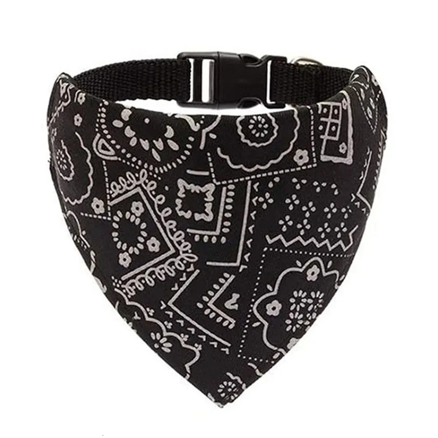 Bandana Scarf Adjustable Dog Bandanas Collar Puppy Cat Neckerchief Pet Accessories for Small Medium Large Dogs d75