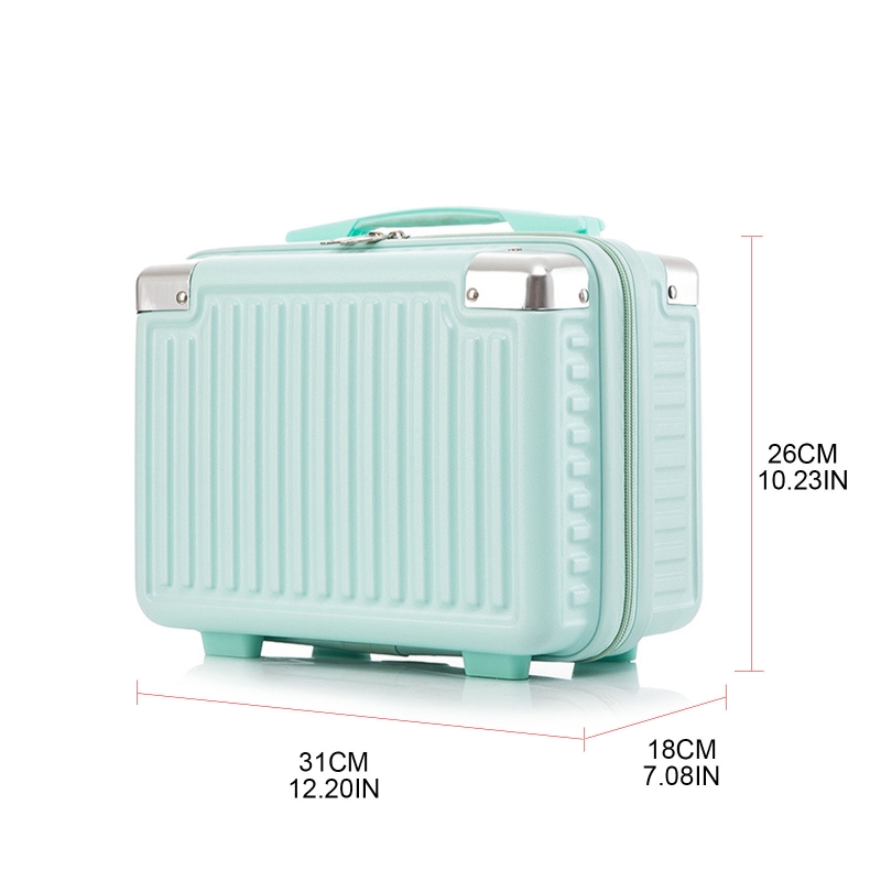 14inch Multifunctional Lady's Cosmetic Case Travel Hand Luggage Portable Carrying Makeup Bag Professional Suitcase